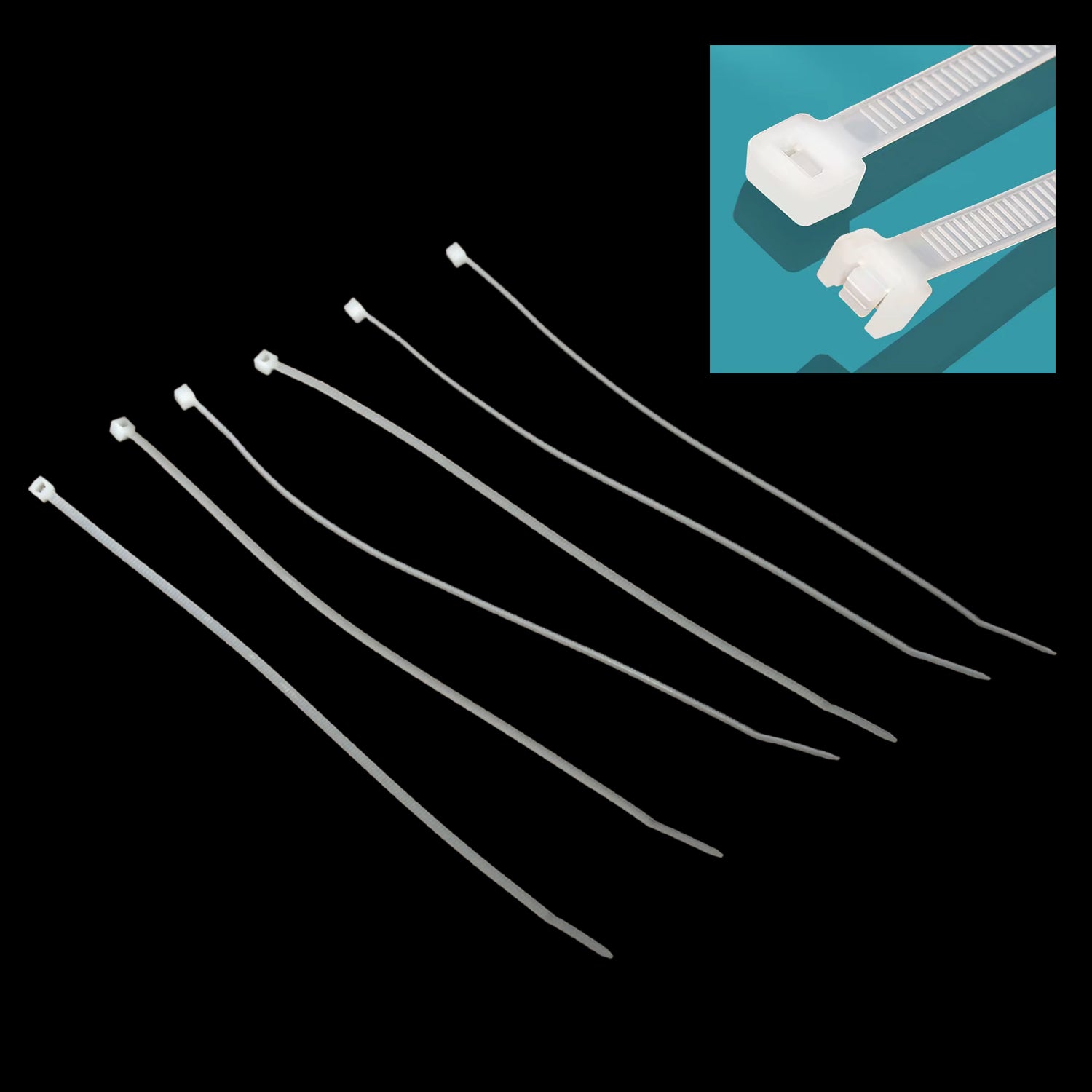 3140 _3.2x200mm Nylon Self Locking Cable Ties Heavy Duty Strong Zip Wire Tie. Pack Of 100 3140 _3.2x200mm Nylon Self Locking Cable Ties Heavy Duty Strong Zip Wire Tie. Pack Of 100